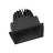 Ledvance Downlight LED Performance Noir 8W 650lm 40D - 830 Blanc Chaud | 90x83mm 